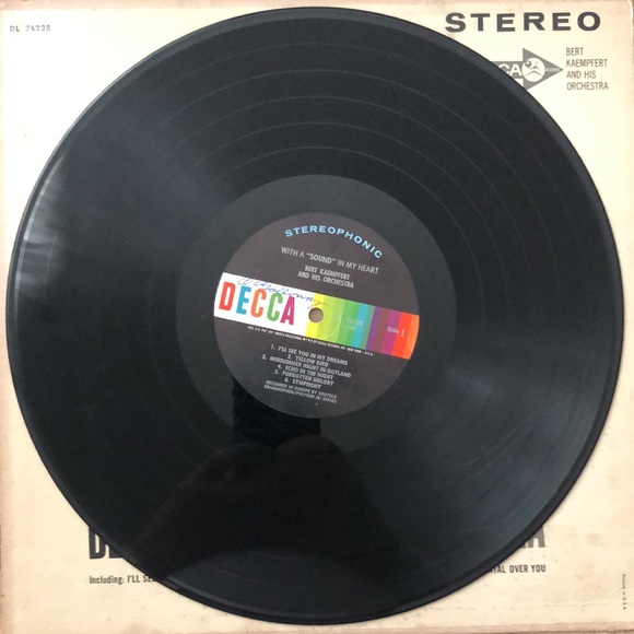 Bert Kaempfert With A Sound In My Heart Vinyl Lp '61 - Picture 6 of 9